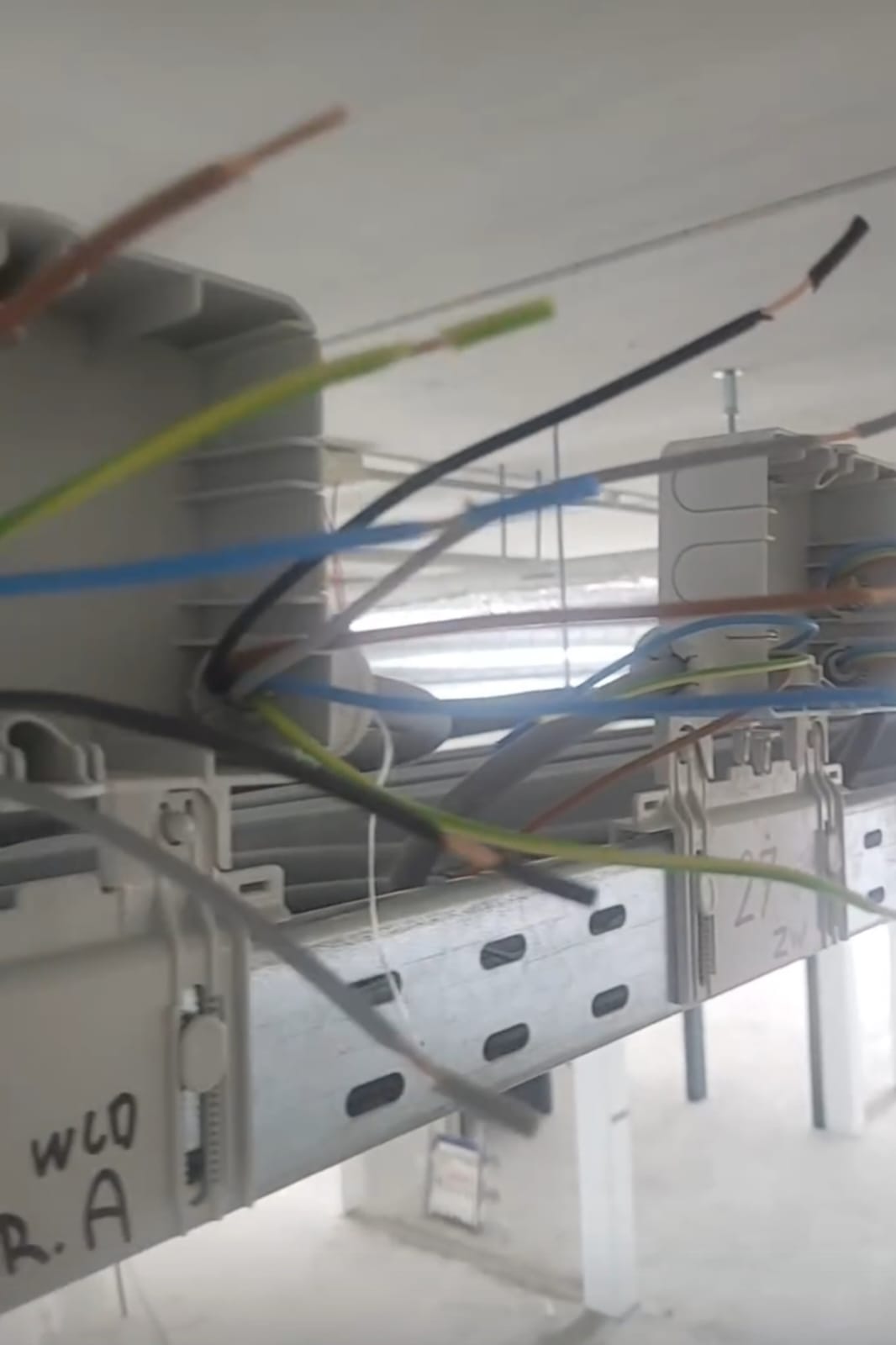 Kabelgoten installatie